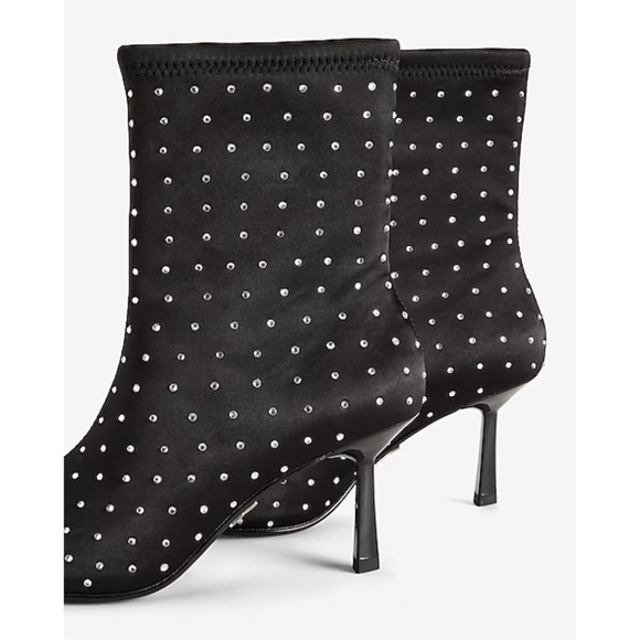 EXPRESS ~Rhinestone Pointed Heel Booties (NWT) - Picture 3 of 12